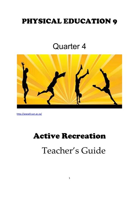 Q4 Physical Education 9 .